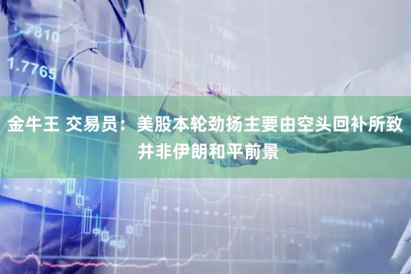 金牛王 交易员：美股本轮劲扬主要由空头回补所致 并非伊朗和平前景